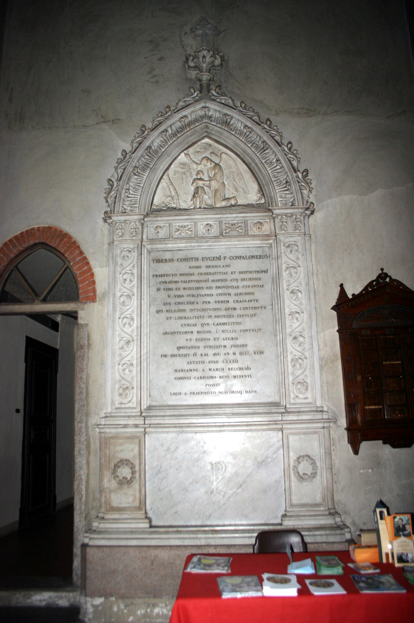 Tiberio Confalonieri: Monumento funebre
Clicca per ingrandire http://www.urfm.braidense.it/images/palchi/Confalonieri_Tiberio.jpg